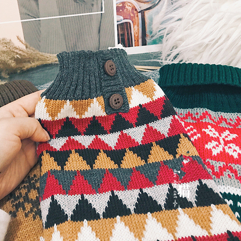 Knitted Pattern Sweater