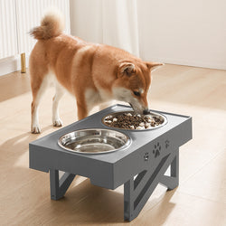 Ergonomic Bowl Stand Elevated Dog Bowl Feeder Raised Dog Feeder