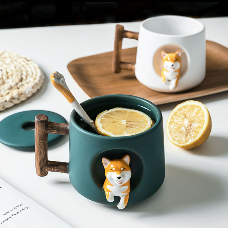 Shiba Inu Cups (including Shiba Inu Spoon)