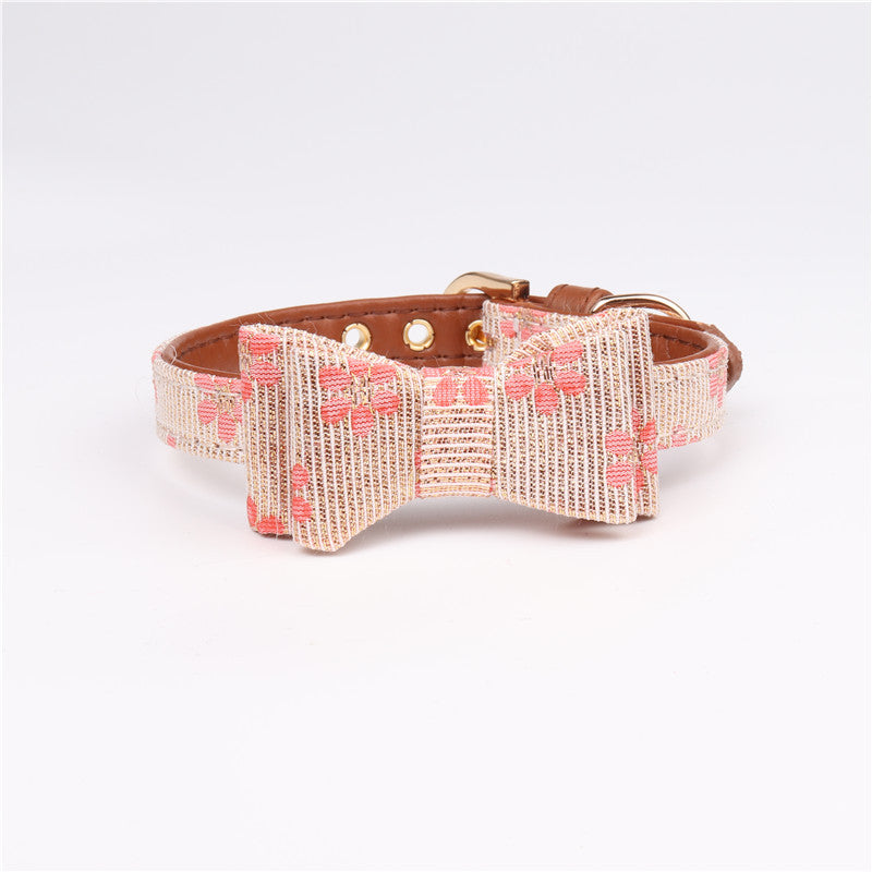 Petal Detail Bow Collar