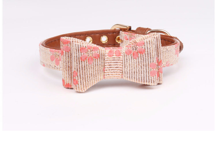 Petal Detail Bow Collar