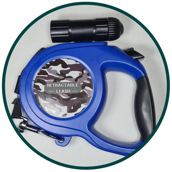 Retractable Leash with Torch